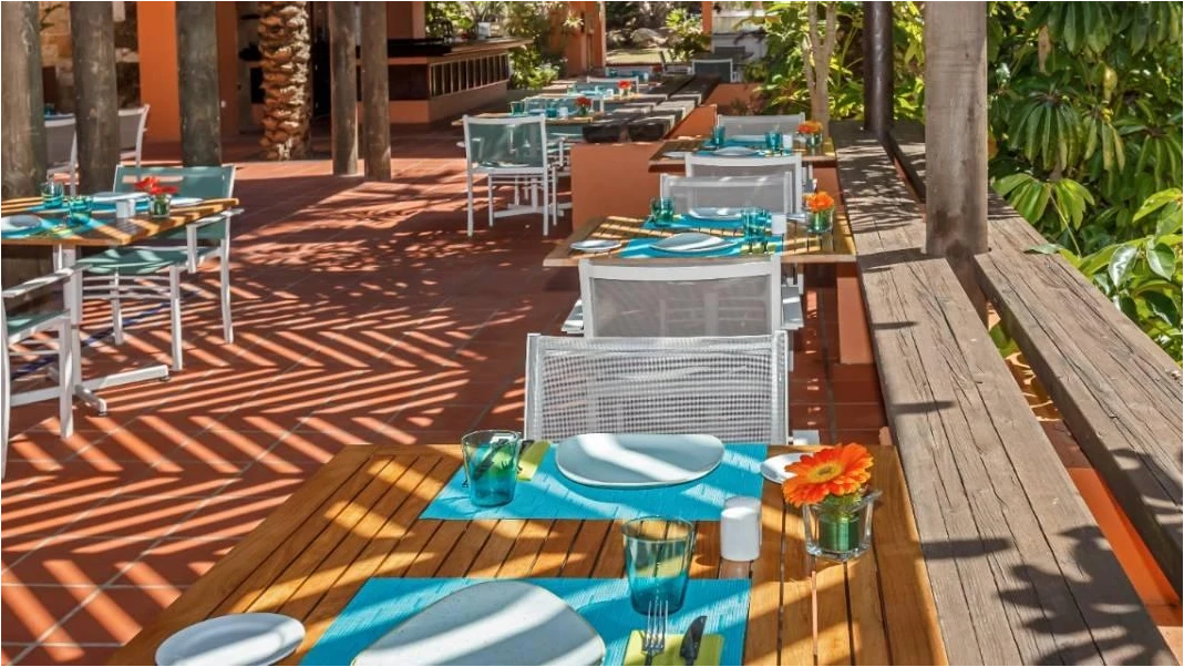 Beachfront dining at Beach Club La Bahía at the Royal Hideaway Sancti Petri